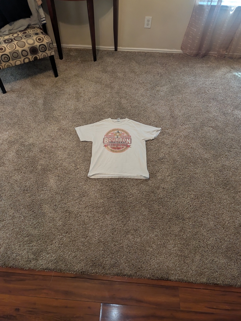 Vintage Port & Company French Quarter Bourbon Street Graphic T-Shirt Medium